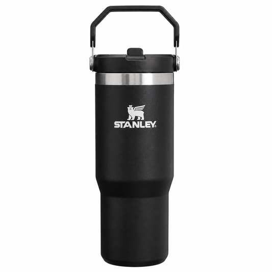 Stanley IceFlow Stainless Steel Tumbler with Straw - Black