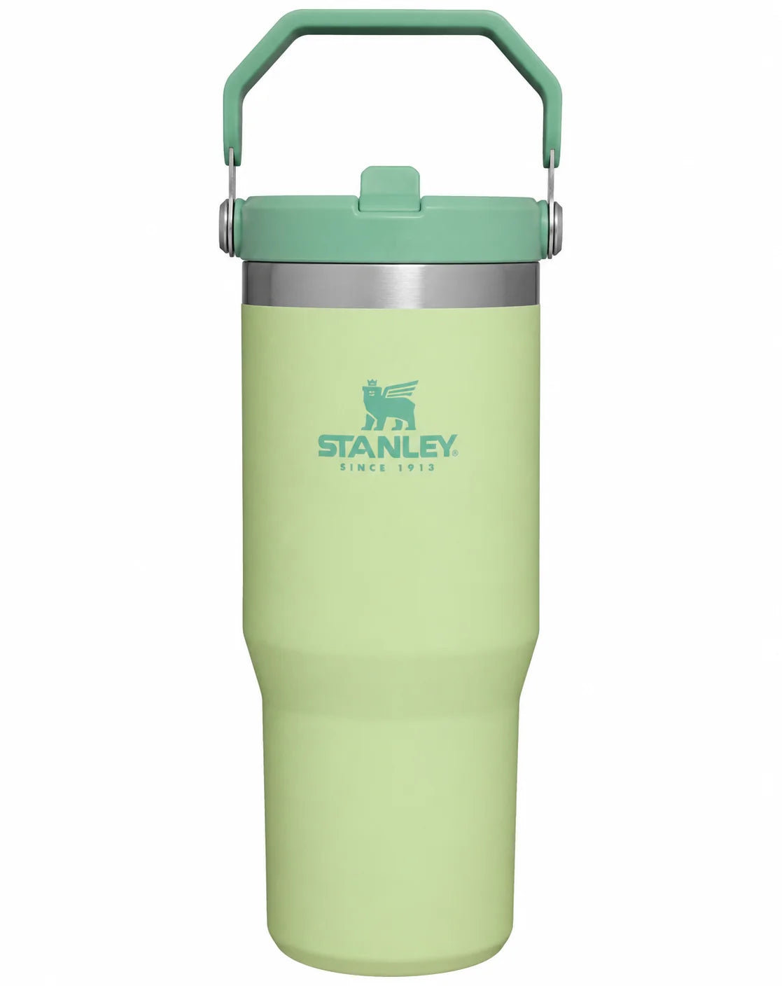 Stanley Ice-Flow Stainless Steel Tumbler with Straw – Green
