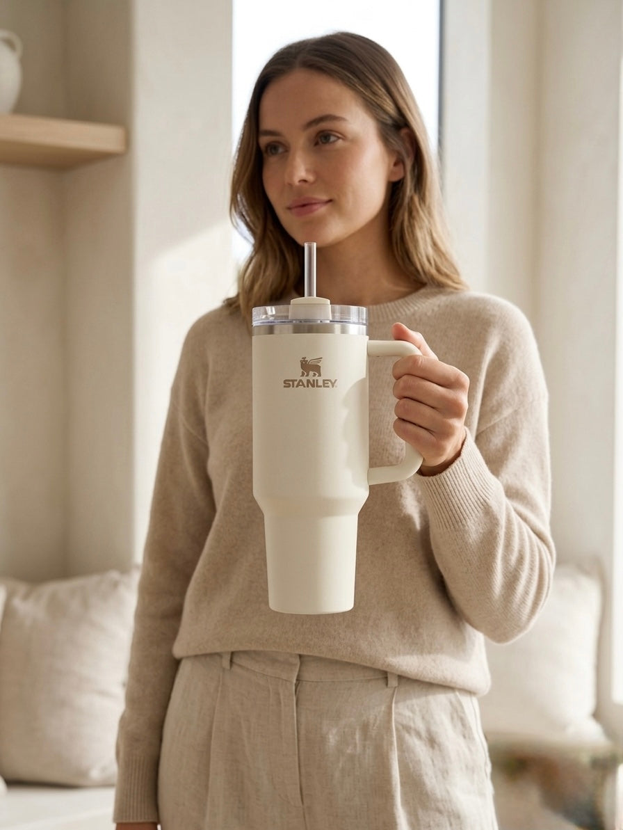 Stanley Stainless Steel Tumbler for Water Cream