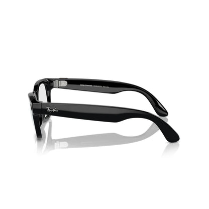 Smart Wayfarer – Shiny Black (AI-Enabled Glasses)
