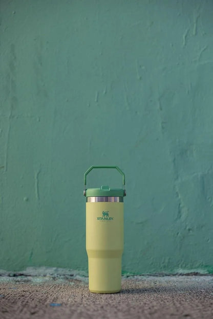 Stanley Ice-Flow Stainless Steel Tumbler with Straw – Green
