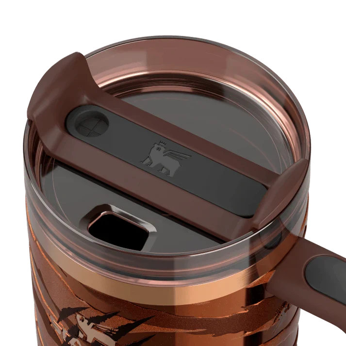 Stanley Stainless Steel Tumbler Brown Red
