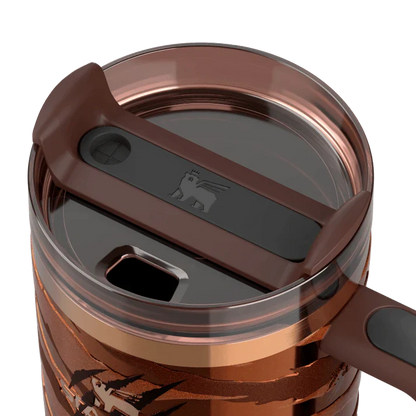 Stanley Stainless Steel Tumbler Brown Red