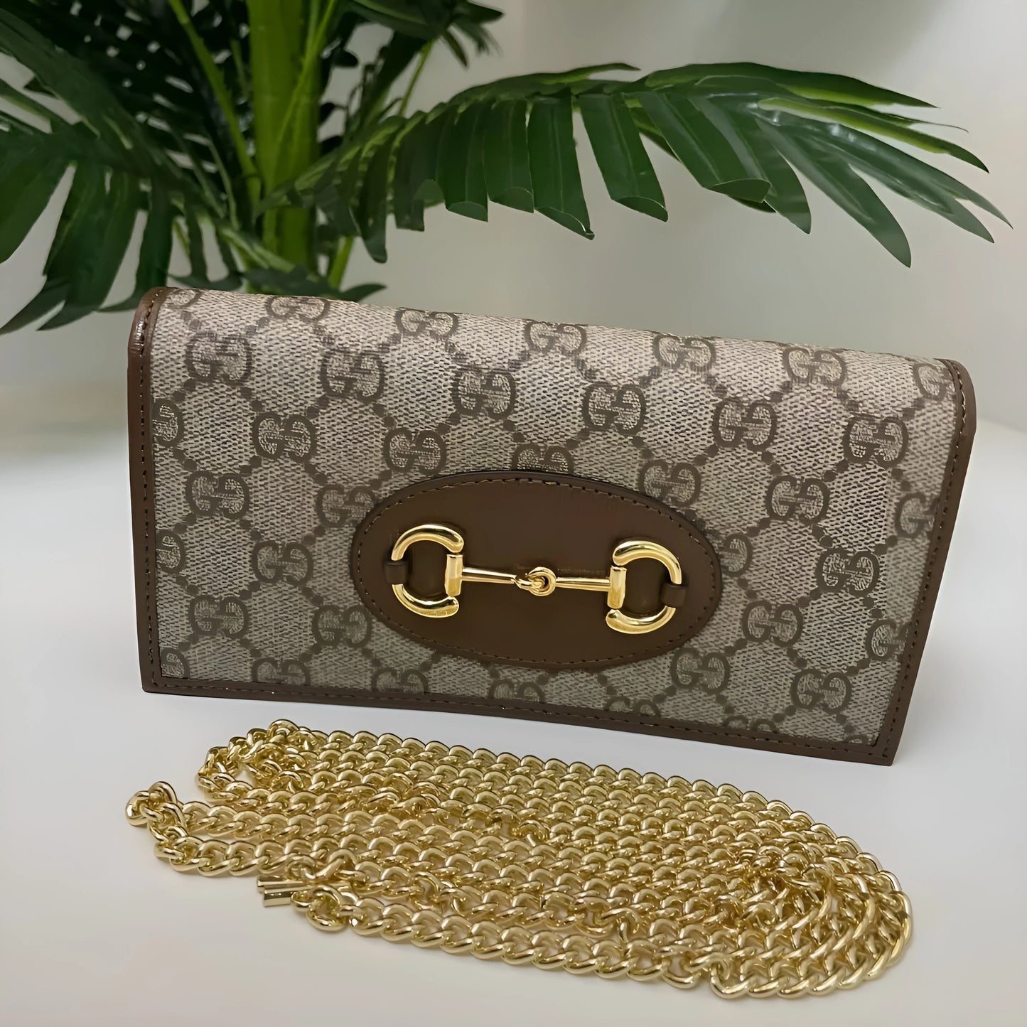 GUCCI HORSEBIT 1955 WALLET WITH CHAIN OG DOUBLE BOX & DUST BAG 621892
