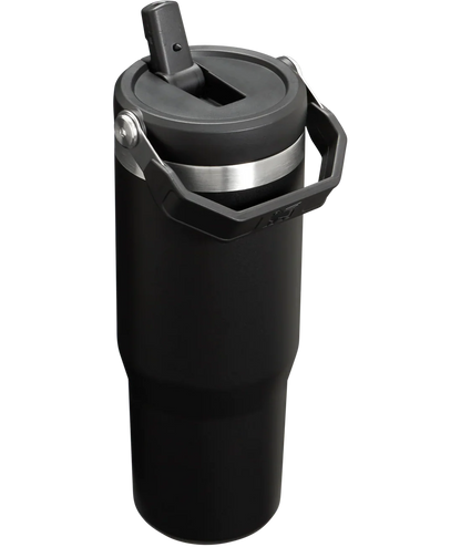 Stanley IceFlow Stainless Steel Tumbler with Straw - Black