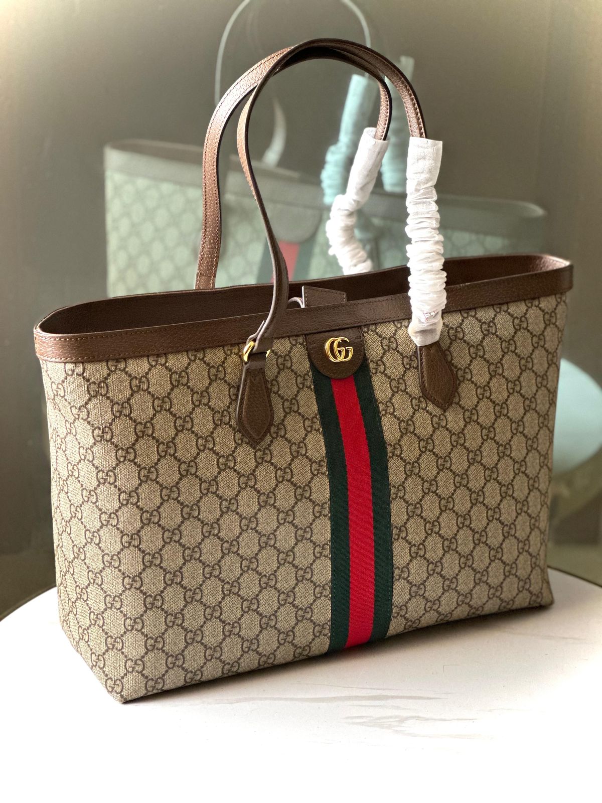 GUCCI GG OPHIDIA BAG IN BAG TOTE BAG 301