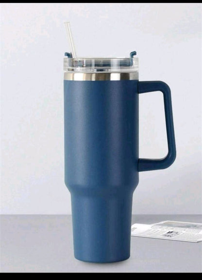 1200ML Insulated Tumbler – Keeps Drinks Ice Cold for 12 Hours ❄️-Dark Blue