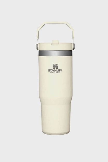 Stanley IceFlow Stainless Steel Tumbler with Straw - Beige