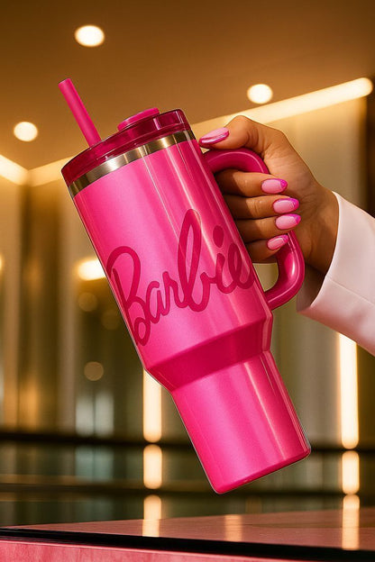 Barbie Stanley Steel Tumbler