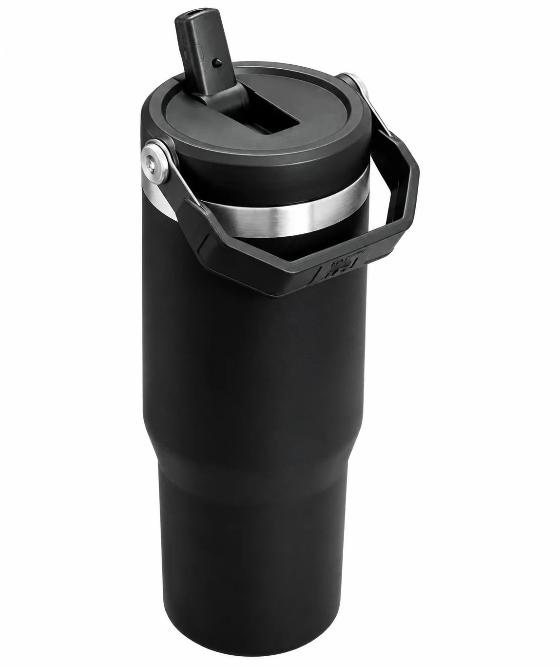 Stanley Ice-Flow Stainless Steel Tumbler with Straw – Black