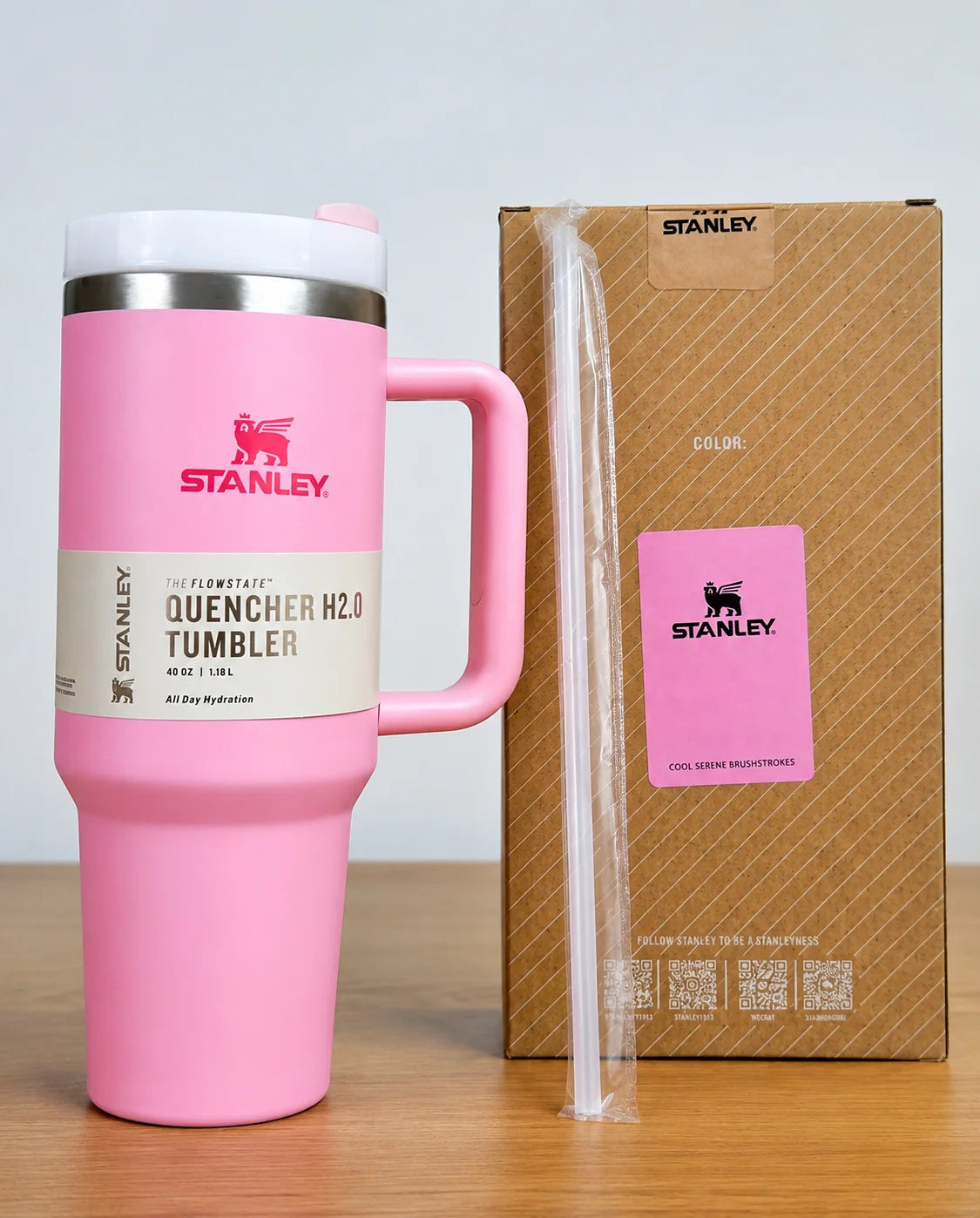 Stanley Stainless Steel Tumbler for Water Insulated Pink dusk