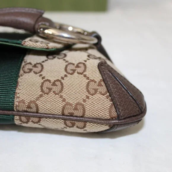 GUCCI HORSEBIT SMALL GG CANVAS SHOULDER BAG WITH MAGNETIC BOX 5315