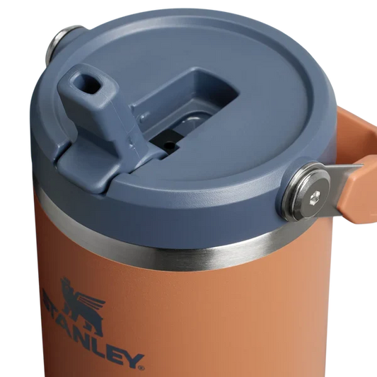 Stanley Ice-Flow Stainless Steel Tumbler with Straw – Orange