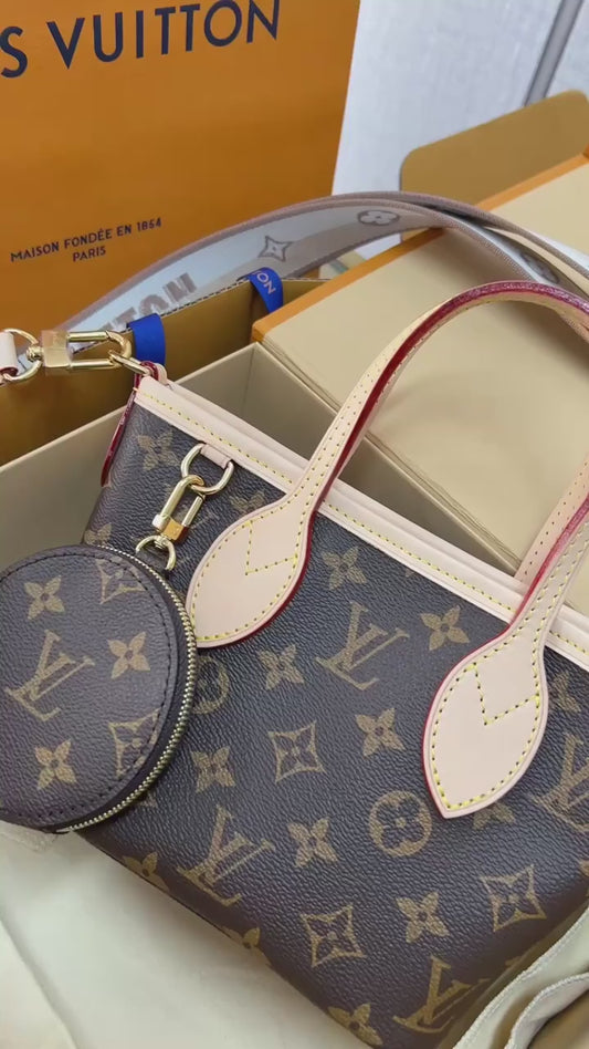 LOUIS VUITTON SMALL NEVERFULL POCHETTE EDITION WITH BOX 1009