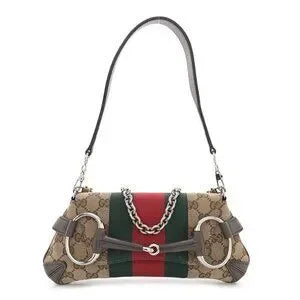 GUCCI HORSEBIT SMALL GG CANVAS SHOULDER BAG WITH MAGNETIC BOX 5315
