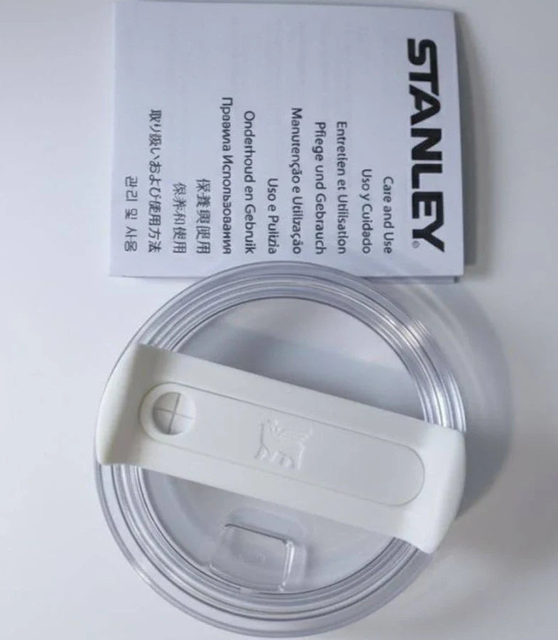 STANLEY White & Rose Single Stainless Steel Floral Double Wall Vacuum Water Bottle